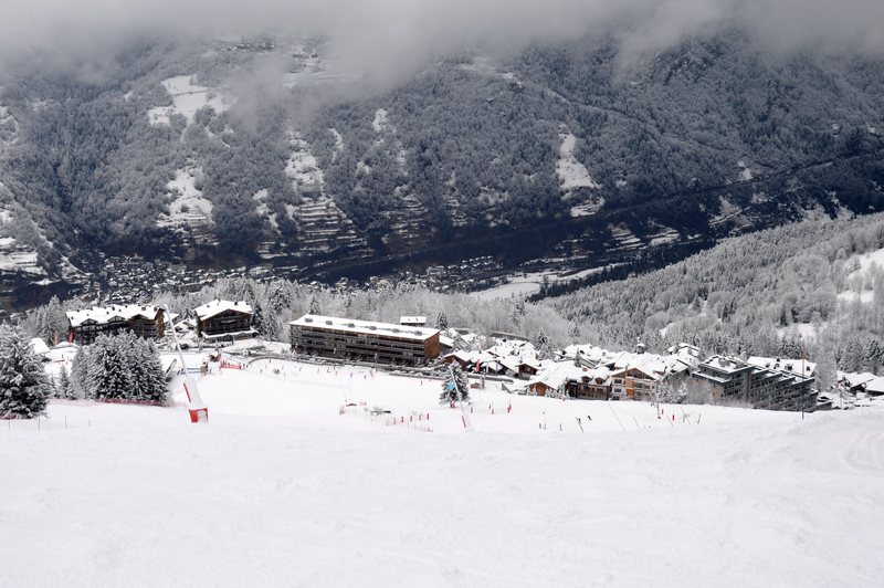 Snow front at Courchevel Village (1550)