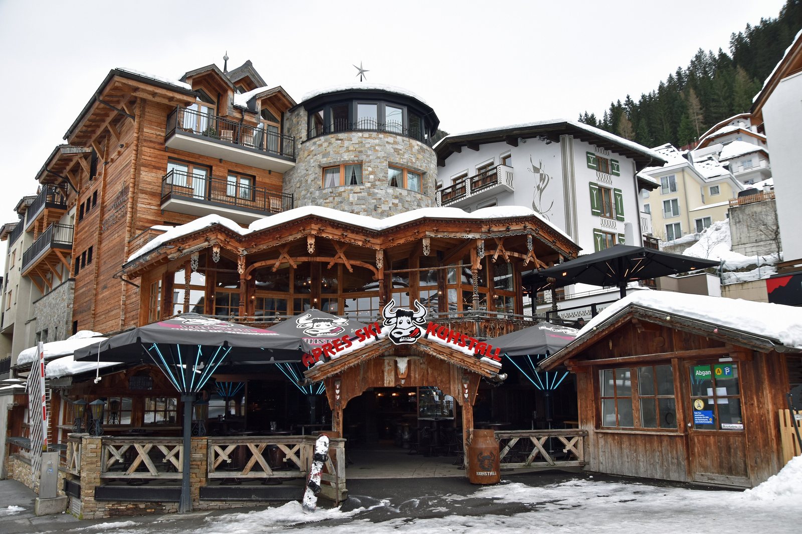 The Kuhstall apres-ski bar in Ischgl