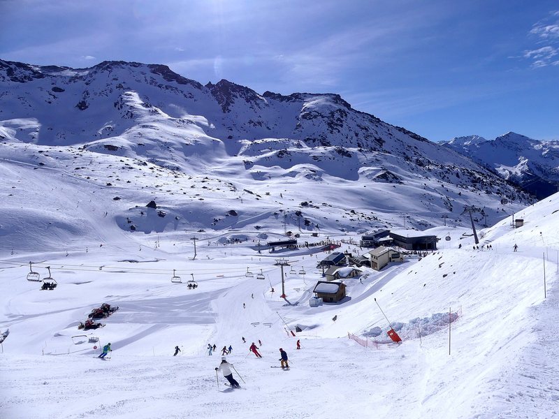 Plan Bouchet ski area above Orelle